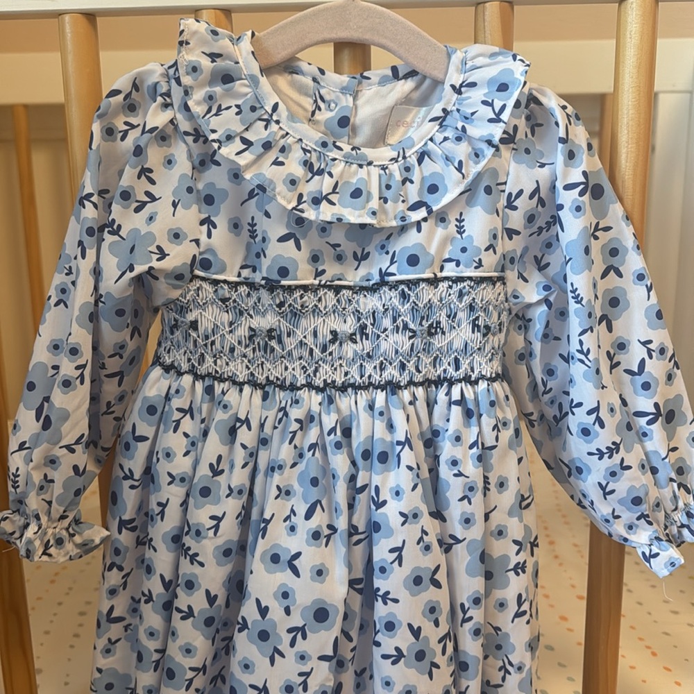 Cecil & Lou Blue Floral Romper